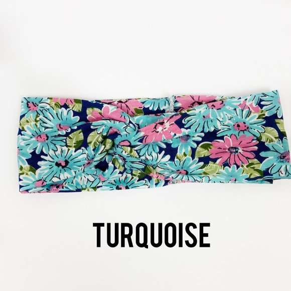 NEW Floral Printed Crisscross Head Wrap - Picture 9 of 14